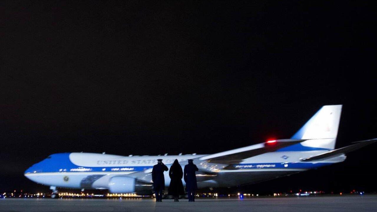 Donald Trump negotiates the cost of Air Force One