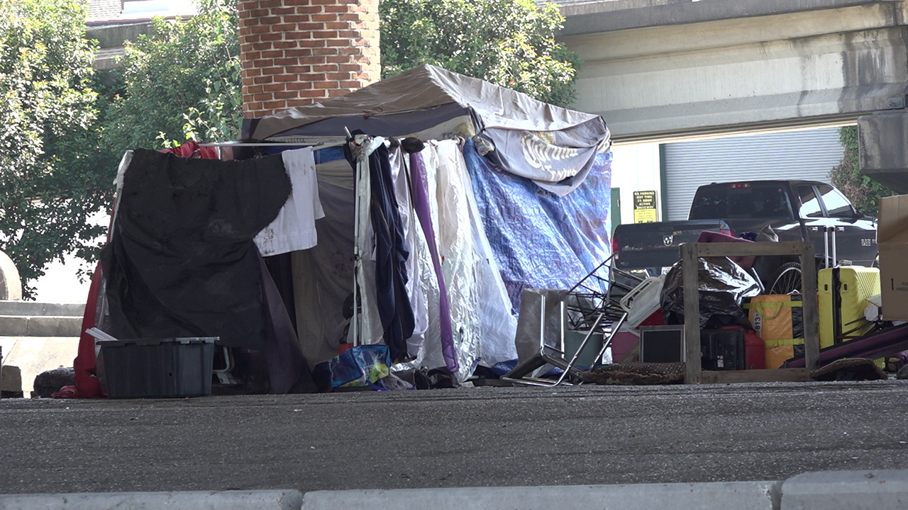 More Americans are becoming homeless and business owners are struggling with the challenges with encampments. One business owner in New Orleans deals with theft, and loss of business due to a nearby encampment.