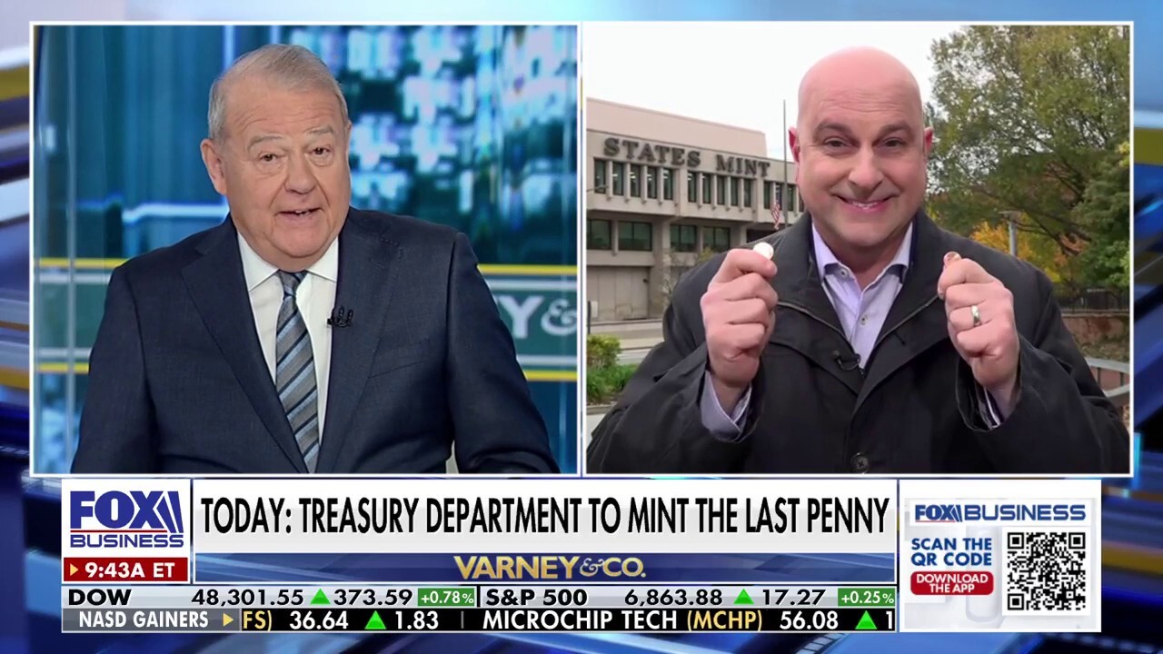 The U.S. Treasury Department will mint its last penny this afternoon. FOX Business' Edward Lawrence with the latest.