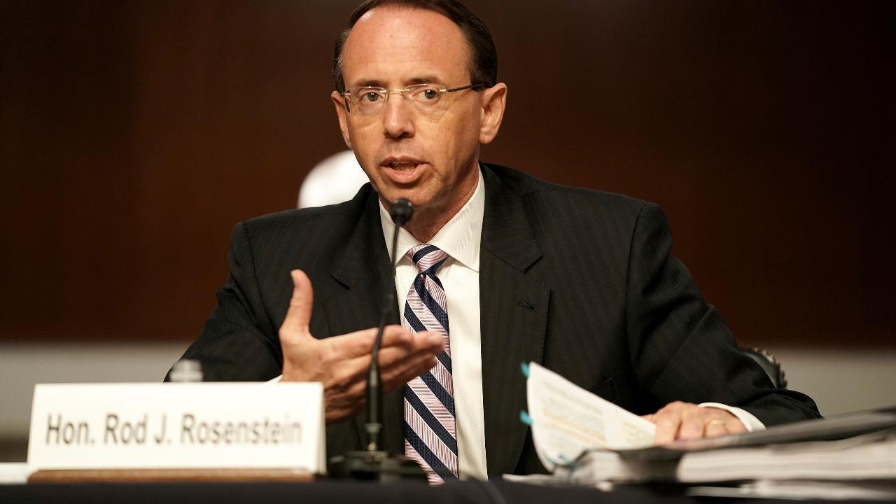 Rod Rosenstein helped lead attempted coup of Trump: Rep. Andy Biggs