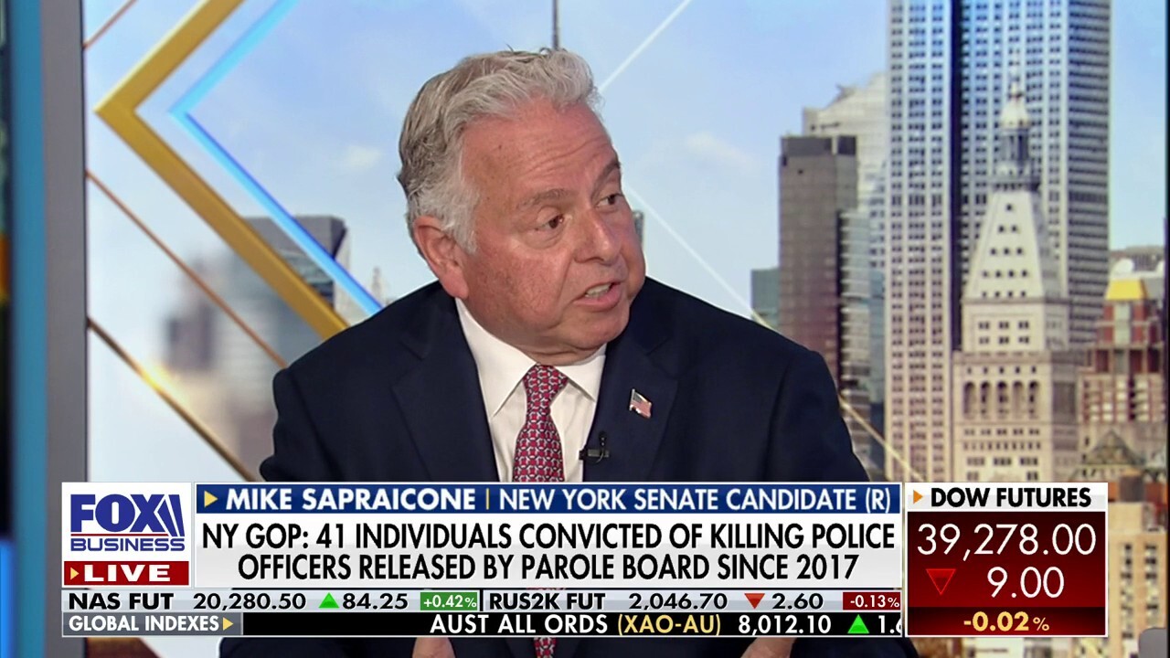 New York Senate candidate and former NYPD detective Mike Sapraicone calls for zero tolerance of violent migrant criminals and details his plan to unseat Democrat Sen. Kirsten Gillibrand.