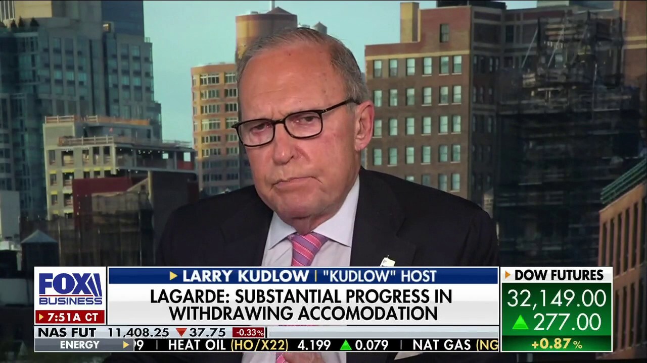 Fox Business host Larry Kudlow surveys the struggling U.S. economy following the better-than-expected GDP report on ‘Varney & Co.’