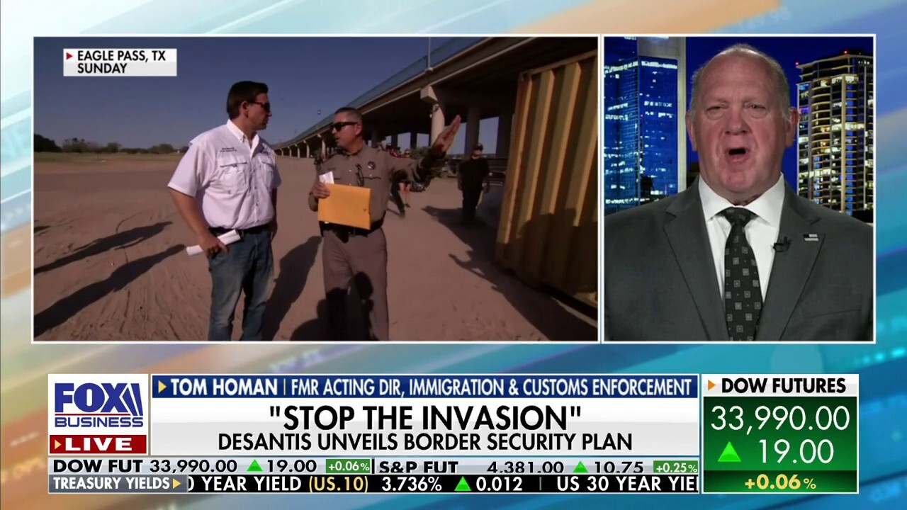 Ron DeSantis' border plan takes security 'seriously,' but 'has already been done by Trump': Tom Homan