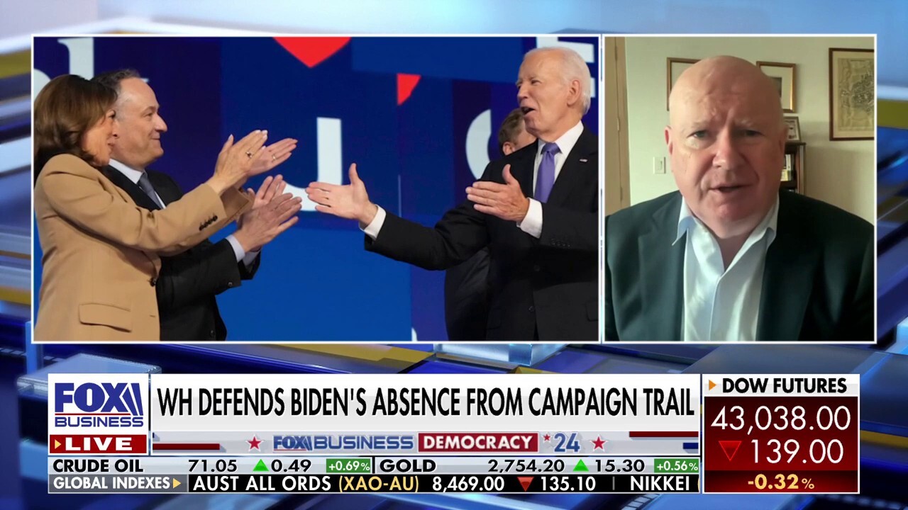 Kamala Harris can't campaign on Biden's record because it's a 'loser': Gerry Baker