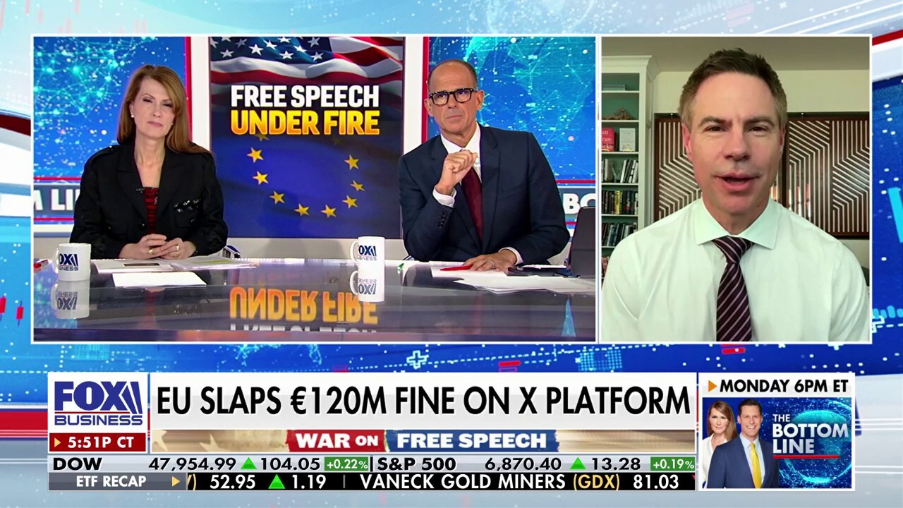 EU slaps major fine on Musk over X platform, journalist says ‘they need to back off’