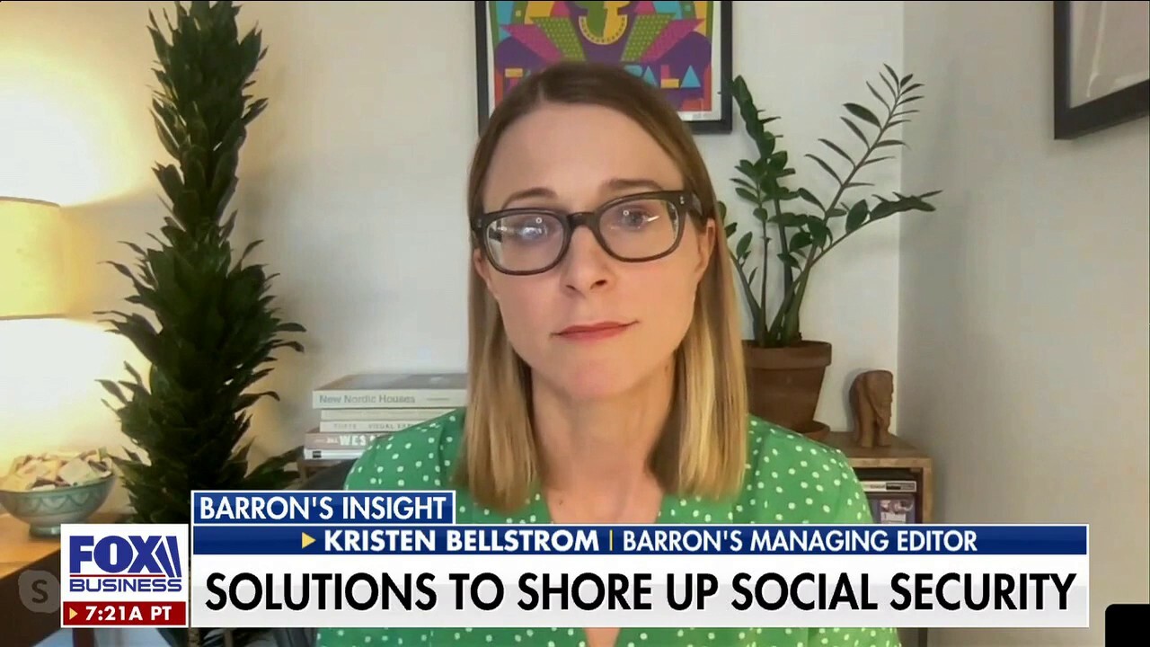 Barron's managing editor Kristen Bellstrom reacts to younger generations preparing for the prospect of less Social Security benefits.