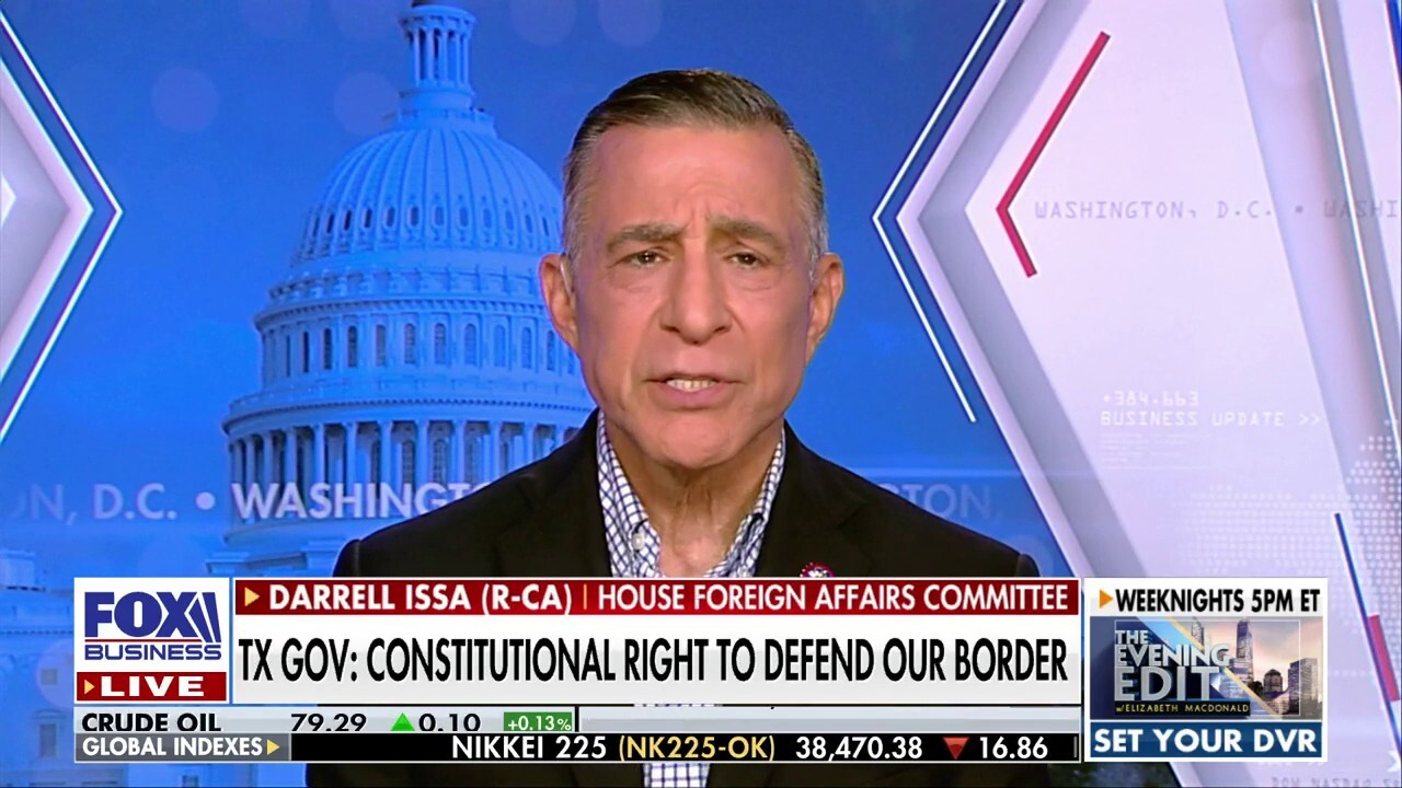 'Very concerning' to see illegal immigrants from Syria, Iraq, Iran and China: Darrell Issa