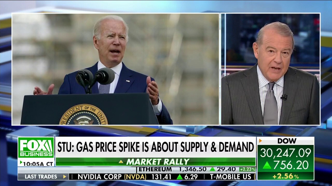 FOX Business host Stuart Varney argues Biden won't allow the U.S. to get our own energy.