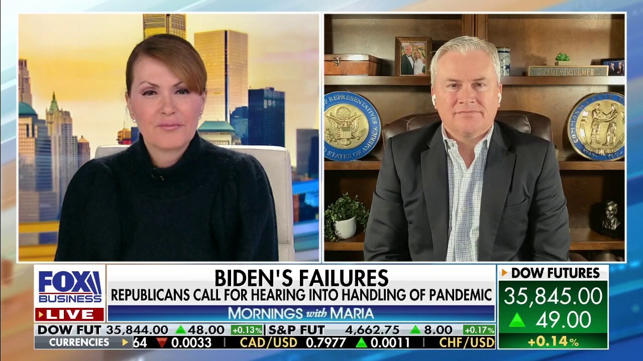 Rep. Comer calls for oversight into Biden's policies: Dems have 'no interest' in holding WH accountable