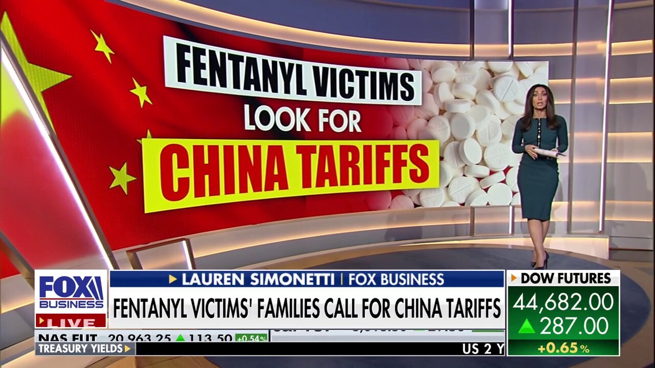 FOX Business' Lauren Simonetti reports on how families of fentanyl victims are calling for a major crackdown on China's alleged trade in the deadly drug.