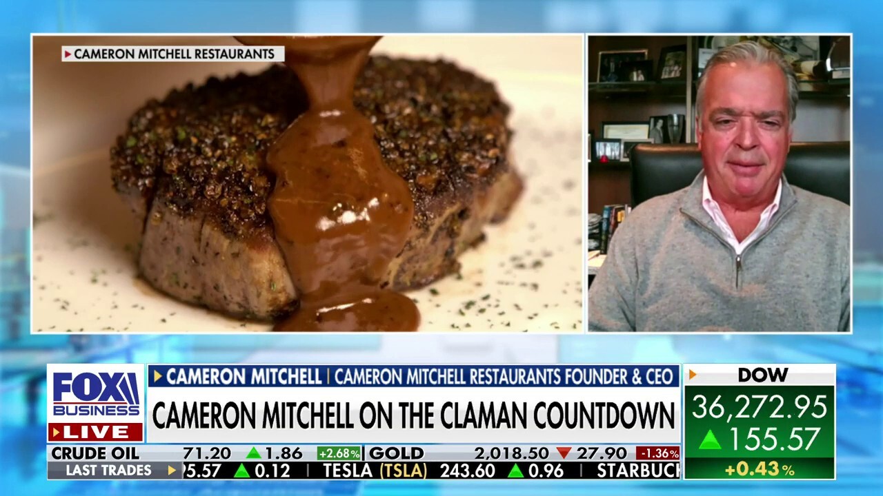 Cameron Mitchell Restaurants founder and CEO tells ‘The Claman Countdown’ that his business is ‘back to pre-pandemic levels’ of hiring as they surpassed $470 million in 2023 sales.