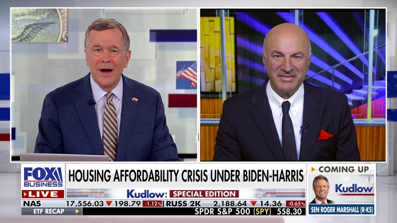 O'Leary Ventures chairman Kevin O'Leary reacts to housing costs soaring under the Biden-Harris administration on 'Kudlow.'