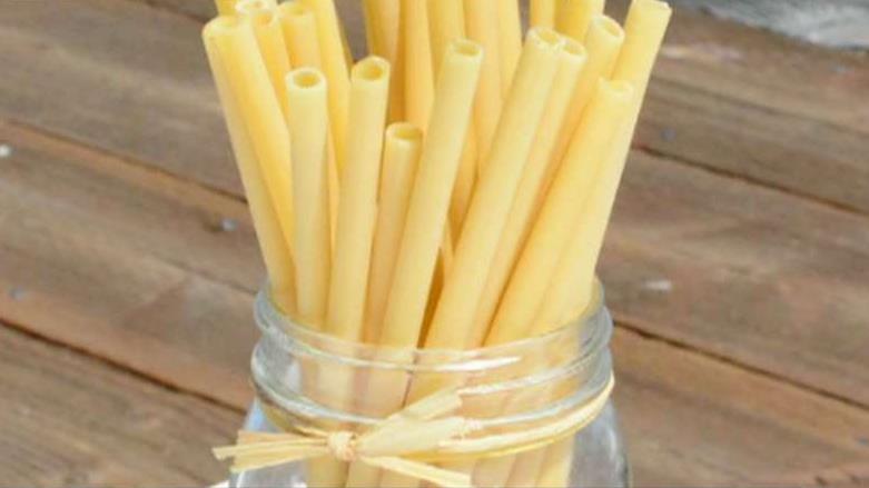 The edible alternative to plastic straws