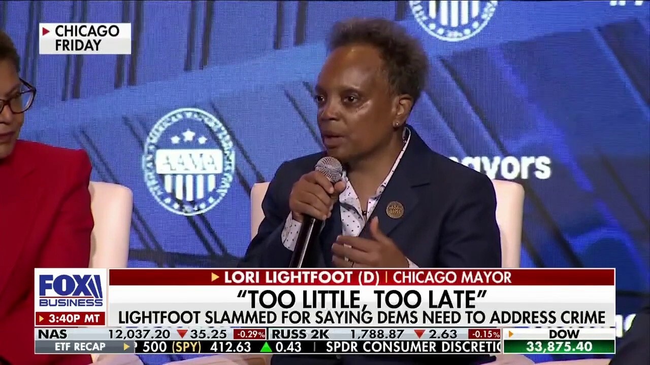 Retired Chicago police Lieutenant John Garrido tells ‘The Evening Edit’ that Democratic Chicago Mayor Lori Lightfoot ‘chased out over a thousand police officers a year’ as she tells Democrats they need to address crime. 