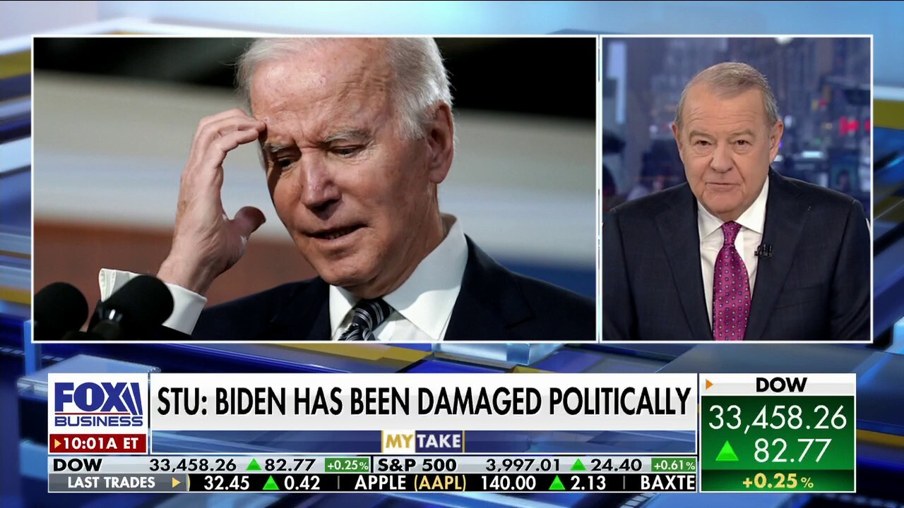 FOX Business host Stuart Varney argues the odds of Biden making a second White House run 'are rapidly diminishing' following the classified documents scandal.