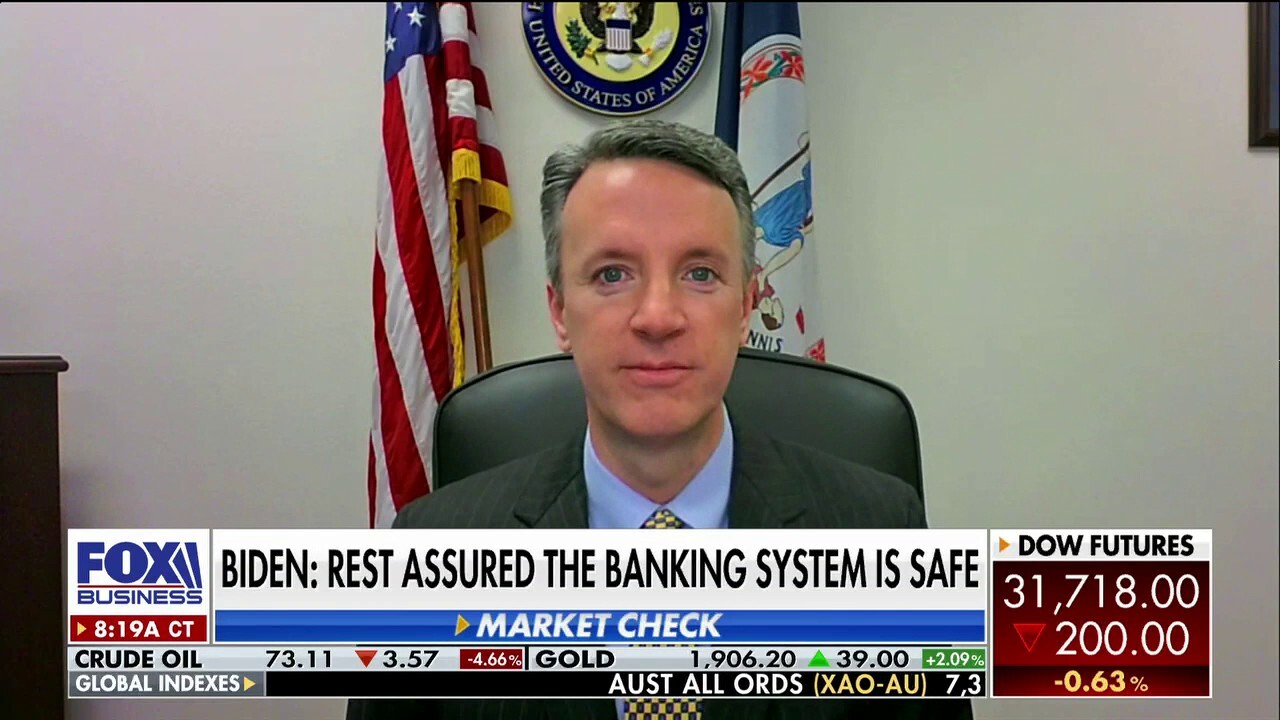 Rep. Ben Cline, R-Va., argues the government can't keep bailing out banks that make 'wrong decisions.'