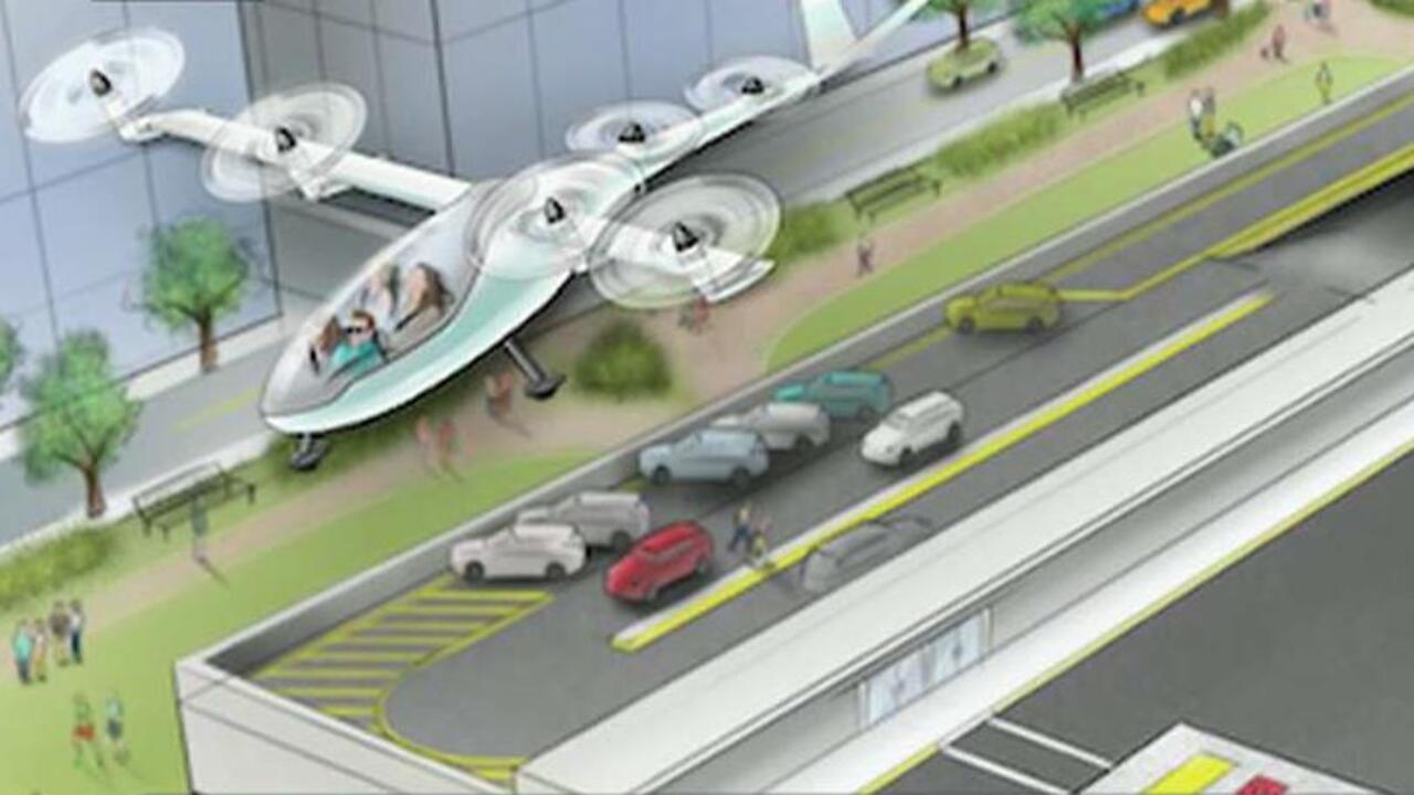 Uber's vision for self-driving flying cars