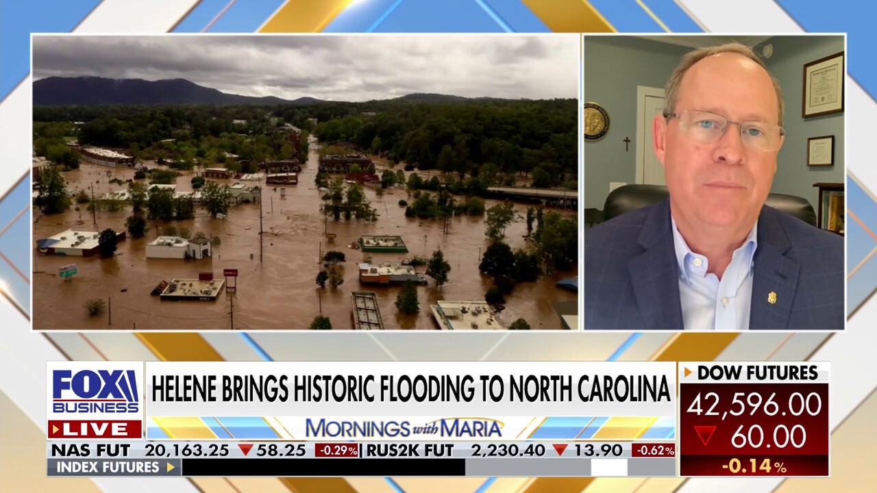 Rep. Greg Murphy, R-N.C., details the devastation caused by Hurricane Helene and the impact of the storm on the upcoming presidential election.