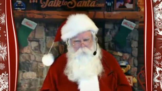 Santa Claus can chat virtually with your kids