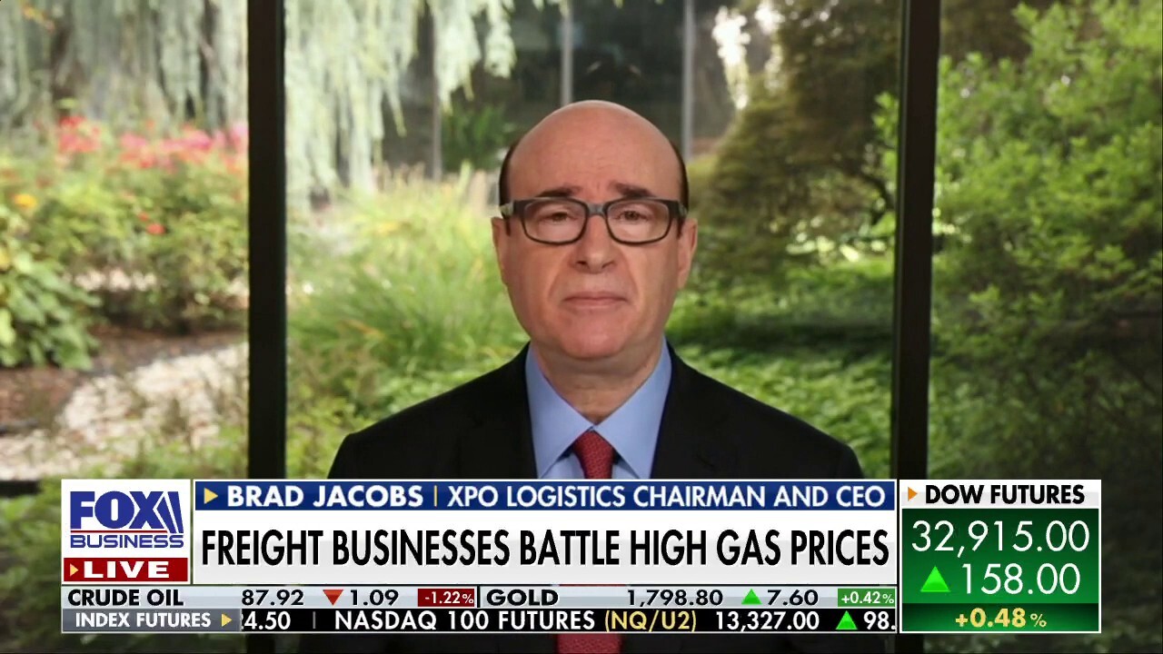 XPO Logistics chairman and CEO Brad Jacobs discusses America's commitment to climate change and how the freight company is battling high gas prices on 'Mornings with Maria.'