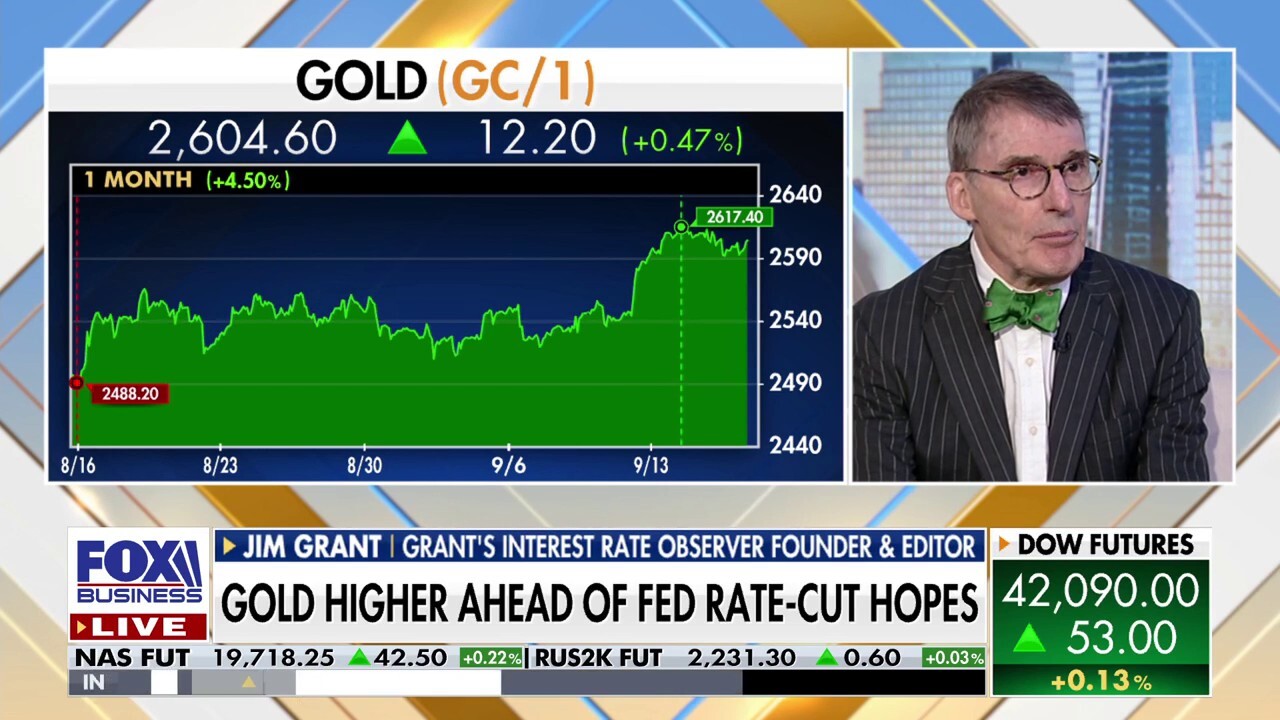 Grant's Interest Rate Observer founder and editor Jim Grant discusses the anticipated Federal Reserve rate cut decision, his outlook for gold and the economy, Fed Governor Christopher Waller seen as a possible candidate for chair and the U.S. debt.