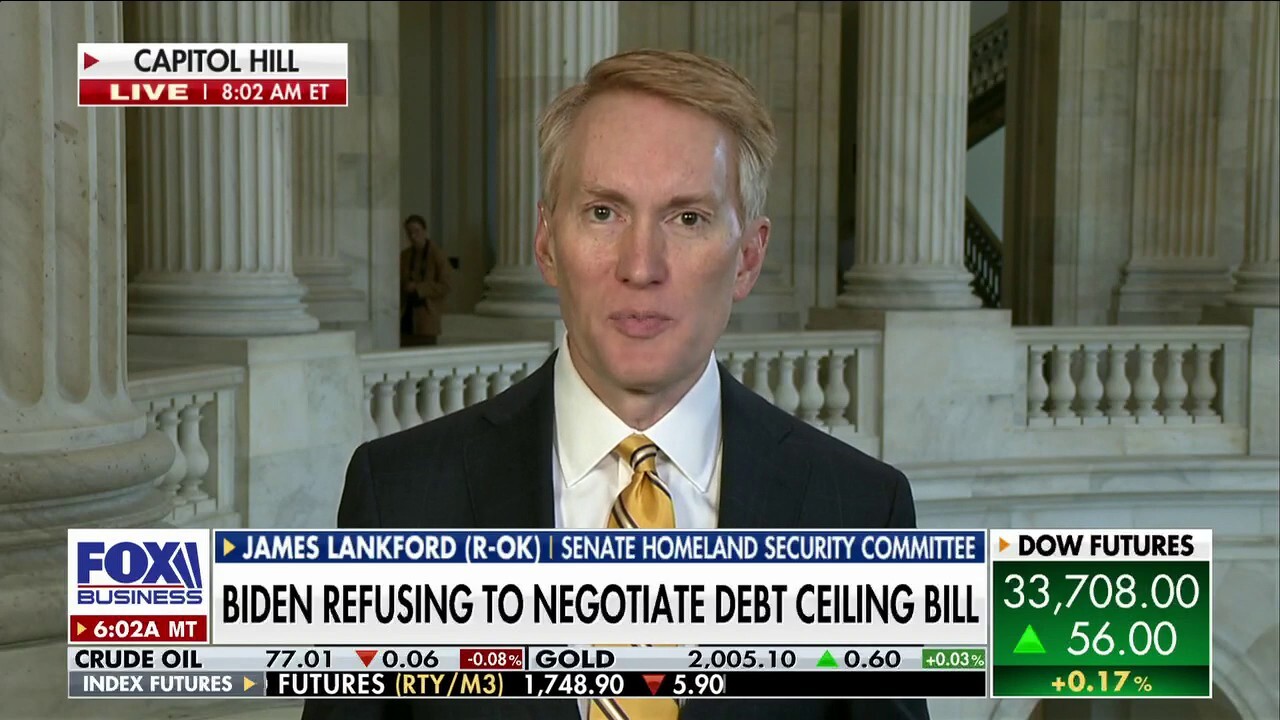 Biden refusing to negotiate debt bill is 'untenable': Sen. James Lankford