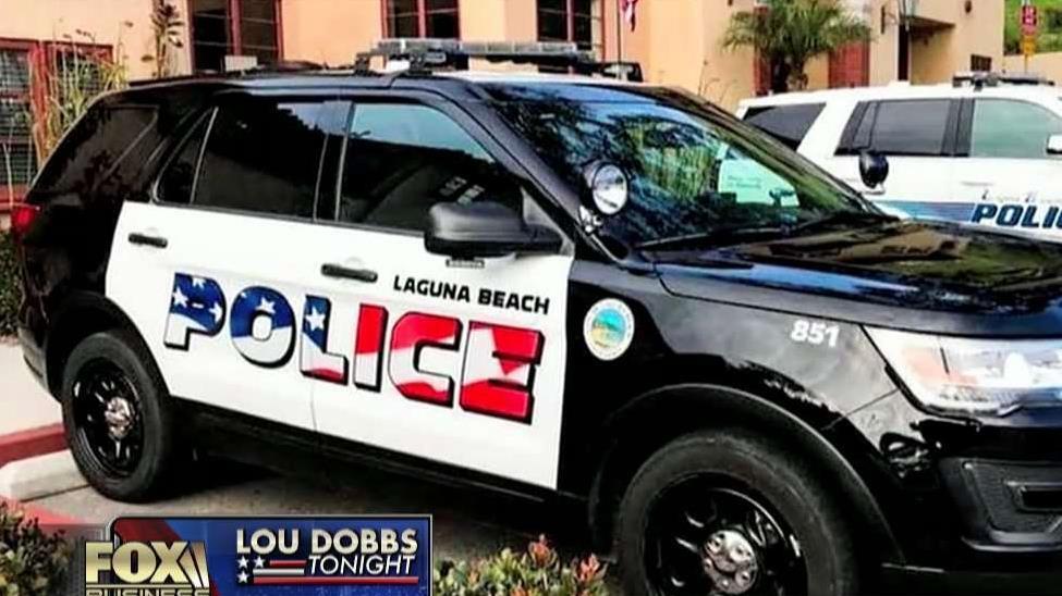 Police department faces pushback for putting American flag design on its vehicles