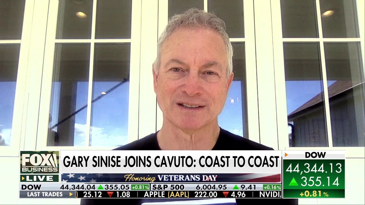 Award-winning actor Gary Sinese discusses his foundation's efforts in building homes for veterans and reflects on his late son's legacy.