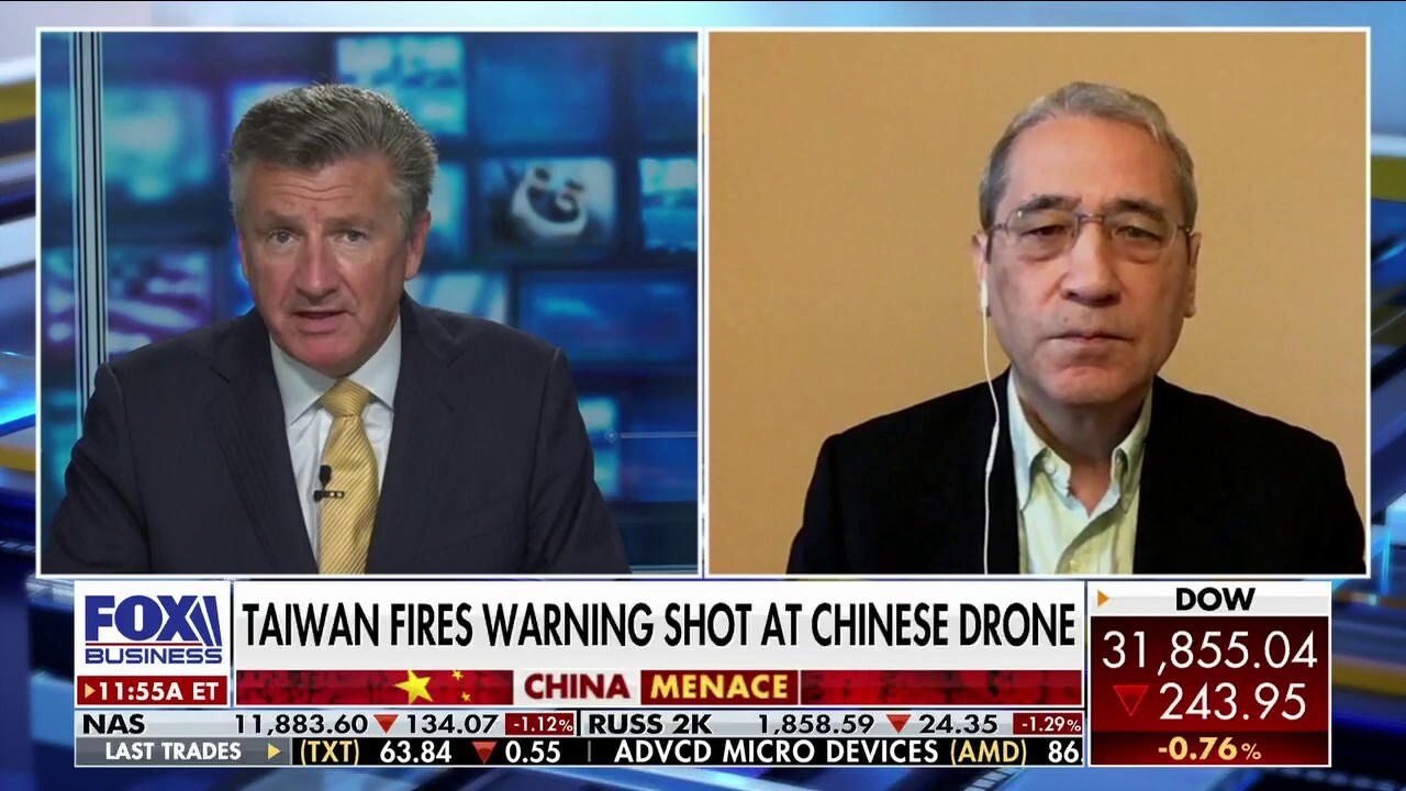 'The Coming Collapse of China' author Gordon Chang responds to Taiwan's military firing a warning shot at a Chinese drone and the Biden administration requesting congressional approval for a Taiwan arms sale.