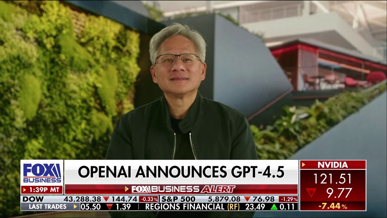 Nvidia founder and CEO Jensen Huang unpacks the next phase of artificial intelligence on 'The Claman Countdown.'