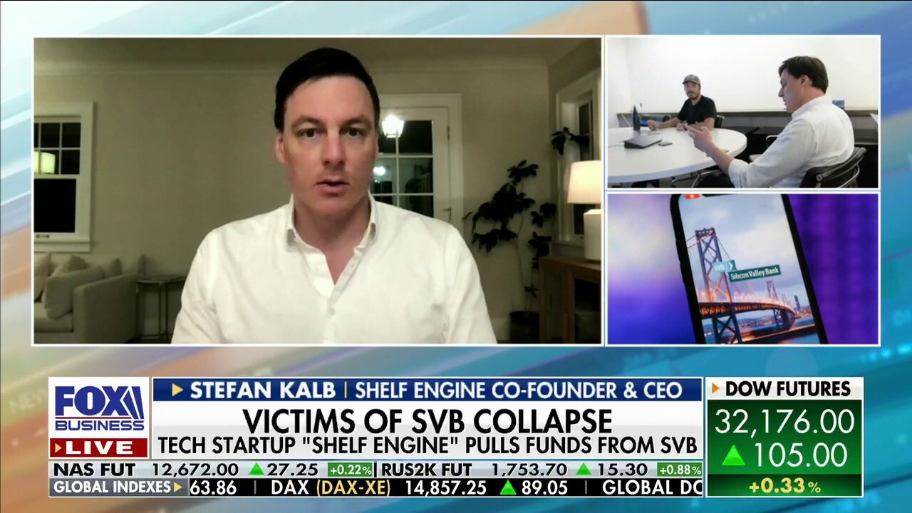 Shelf Engine co-founder and CEO Stefan Kalb, who moved his company's Silicon Valley Bank deposits into JPMorgan Chase, says it's a 'big surprise' the defunct bank is still trying to operate.