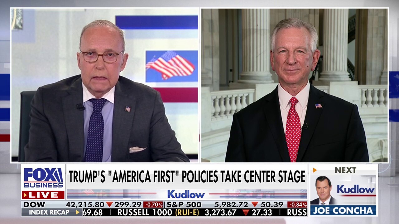  'The people in this country are war fatigued,' Sen. Tommy Tuberville, R-Alabama, says