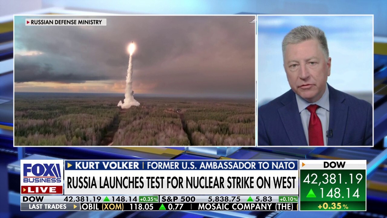 Putin's using nuclear strike tests as threat to influence US thinking, deter support of Ukraine: Kurt Volker