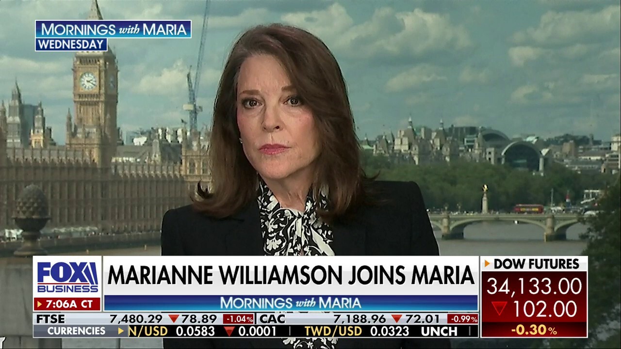 Marianne Williamson says two-tiered justice system is rich versus poor, not left versus right