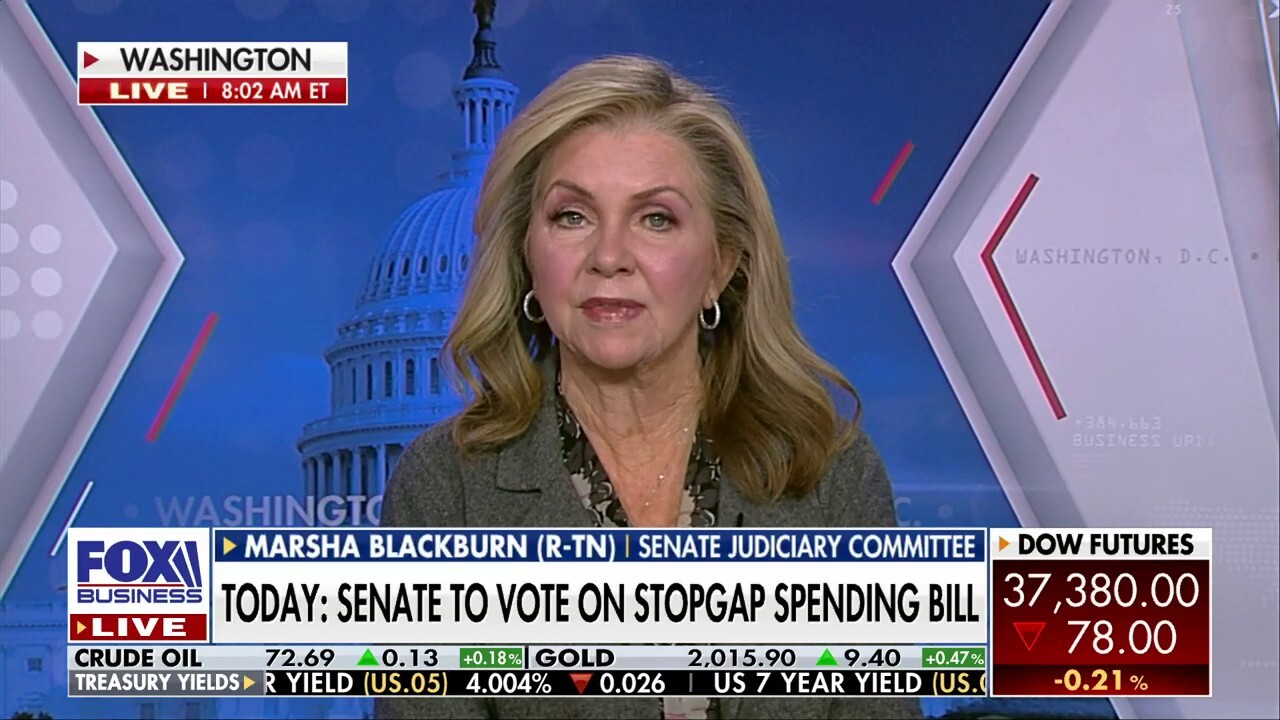 House must ‘pick up their pace’ to pass a spending bill: Sen. Marsha Blackburn