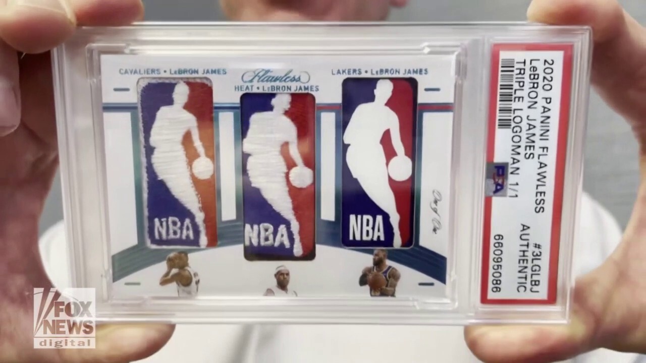 Rare LeBron James trading card goes up for auction