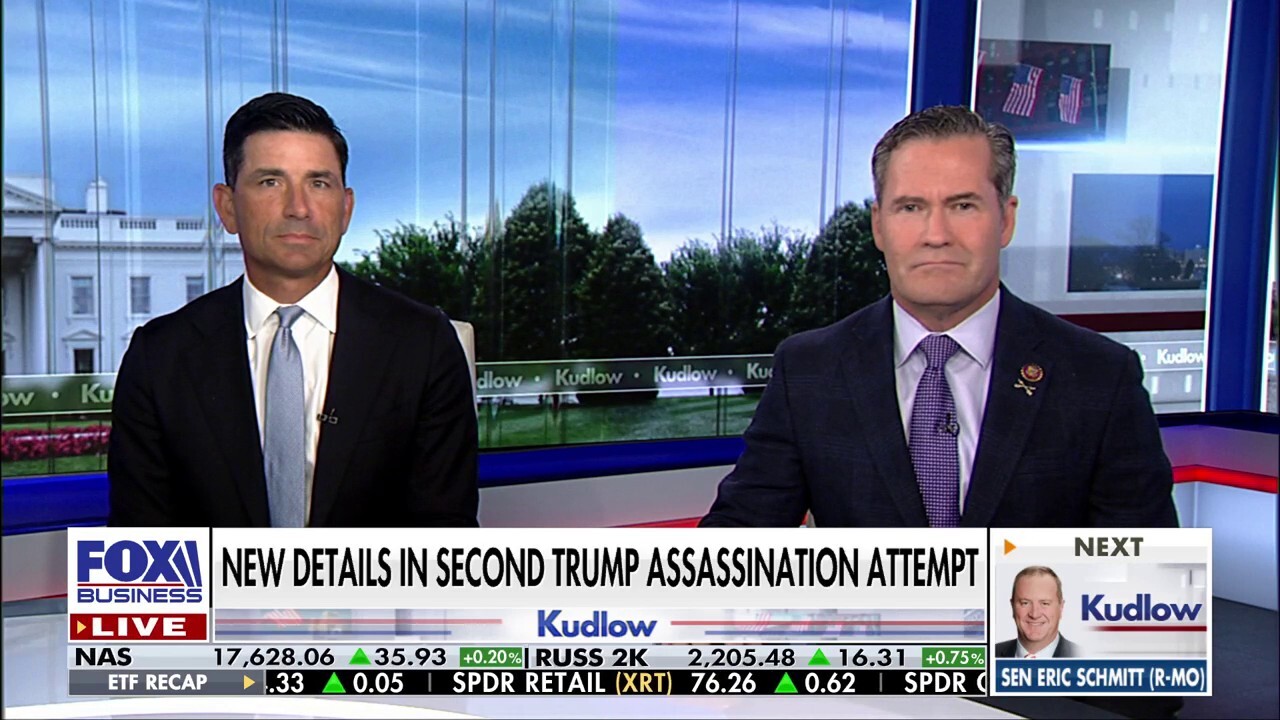  'Kudlow' panelists Rep. Mike Waltz, R-Fla., and former Acting DHS Secretary Chad Wolf react to calls to amp up former President Trump's security following the second alleged attempt against his life.