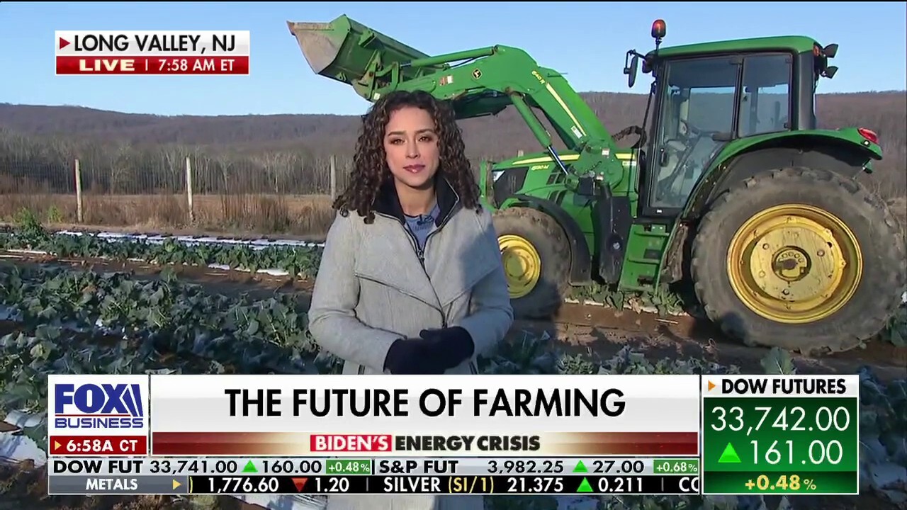 FOX Business’ Madison Alworth reports live from a struggling grain and vegetable farm in New Jersey to discuss how the Biden administration’s policies have impacted local farms.
