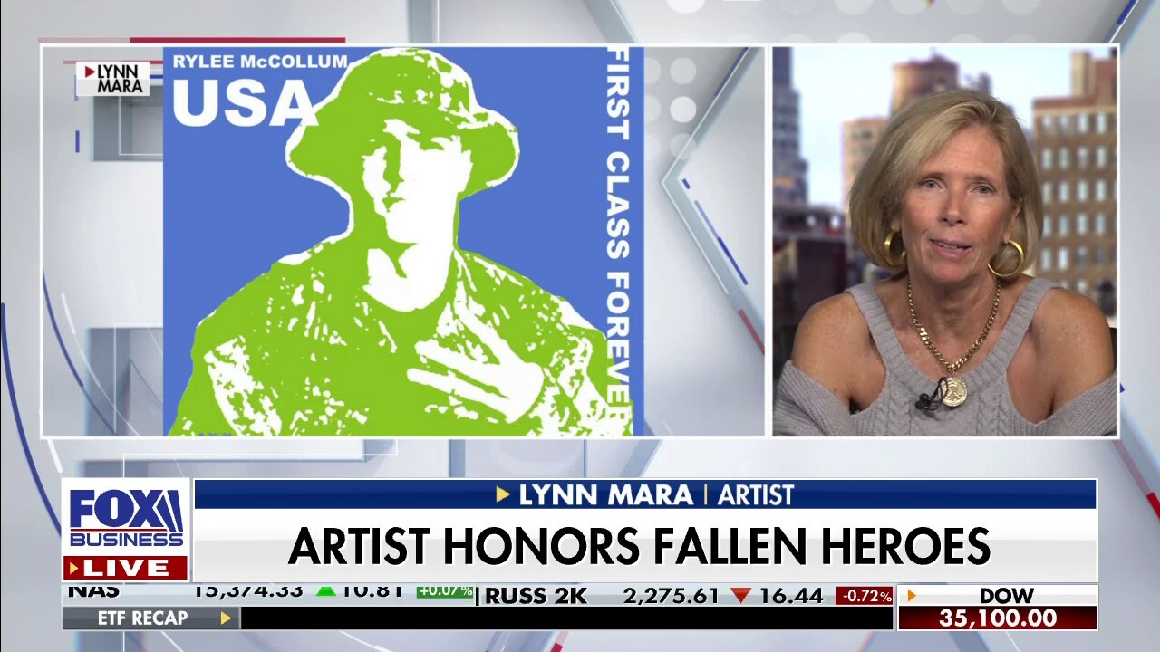 Artist Lynn Mara discusses the inspiration behind her project on 'Fox Business Tonight'