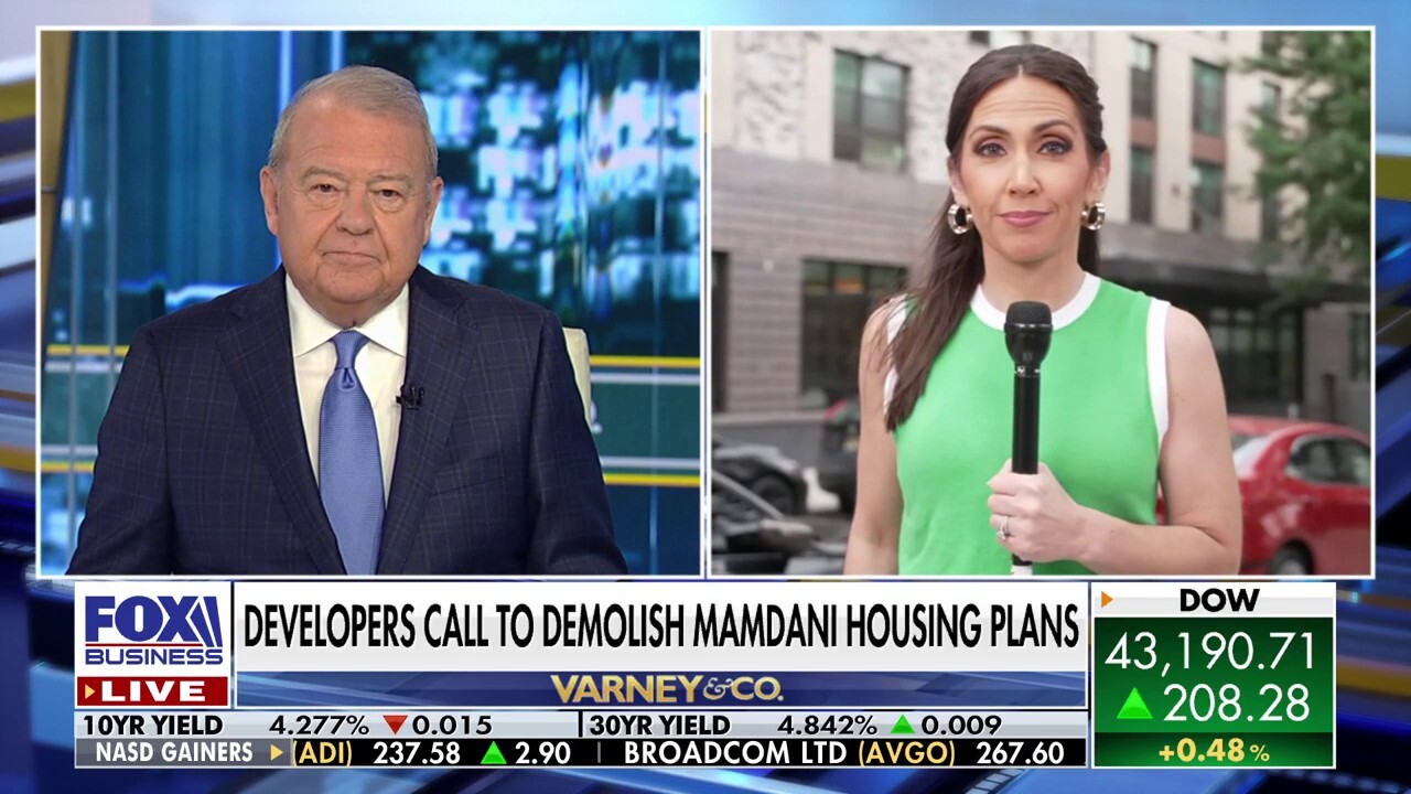 FOX Business' Lauren Simonetti reports on Democratic NYC mayoral candidate Zohran Mamdani’s $100 billion housing plan and the growing backlash from developers.