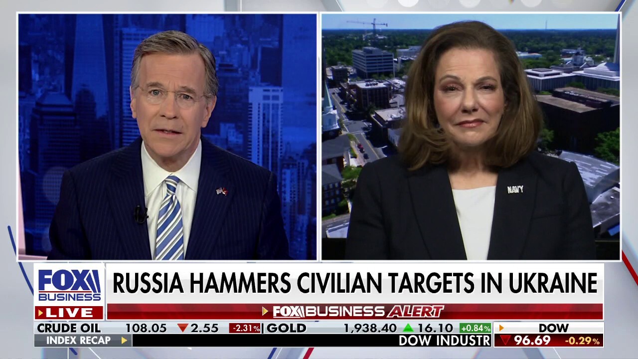 Former Deputy National Security Advisor KT McFarland criticizes Biden and Germany’s roles in the Russia-Ukraine war on ‘Fox Business Tonight.’