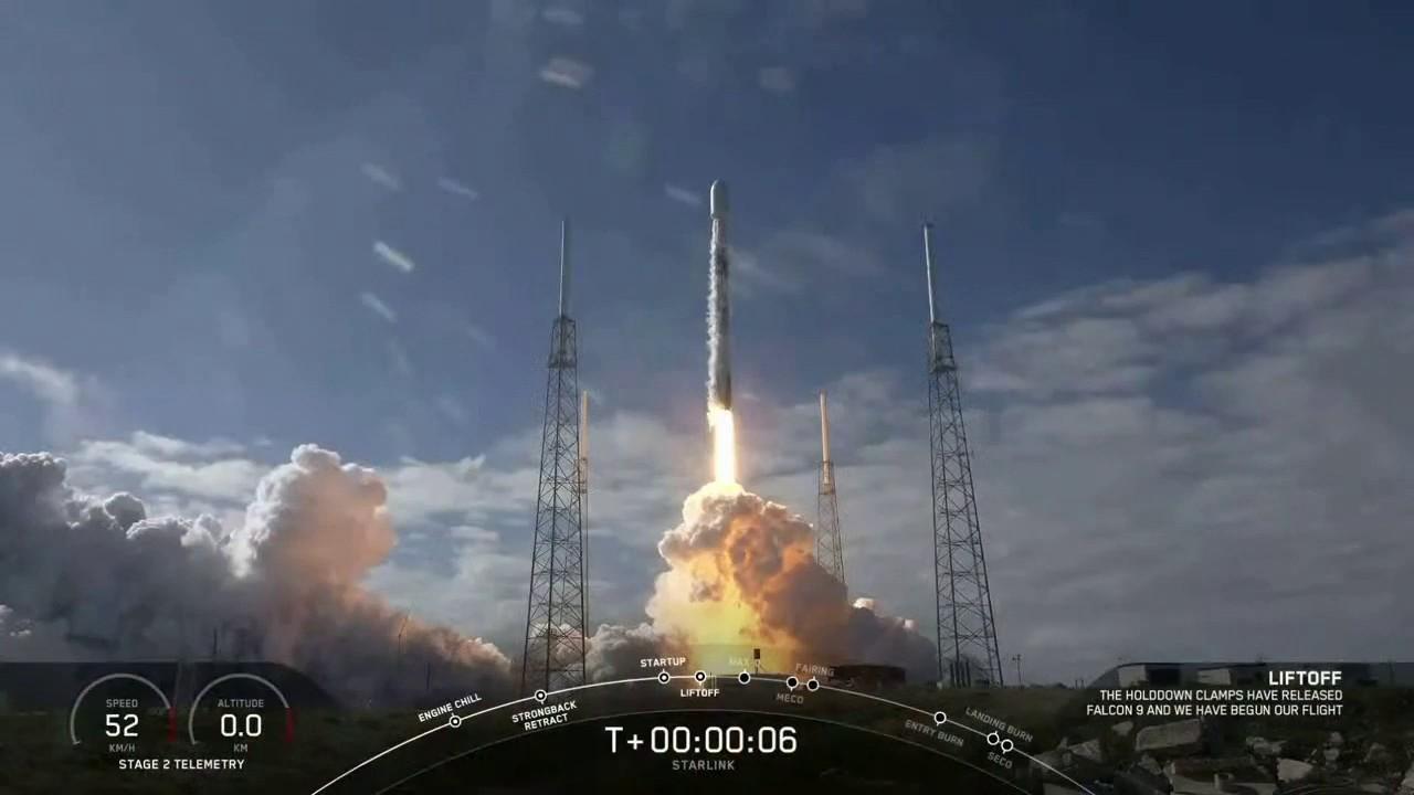 SpaceX launches new Starlink satellites in orbit