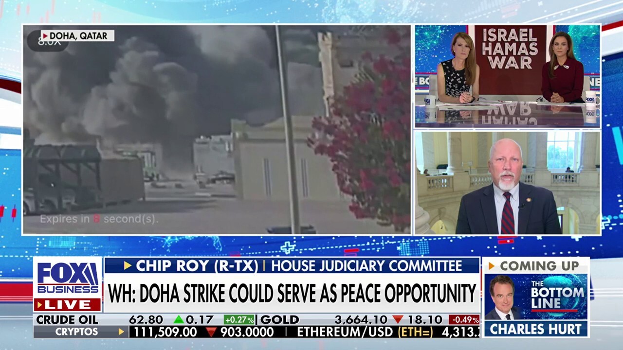 Rep. Chip Roy: Any day Hamas is killed is a good day for Israel and America