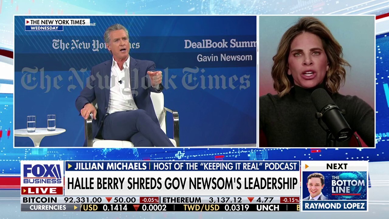 Jillian Michaels slams Newsom's 'mismanagement' of wildfire disaster