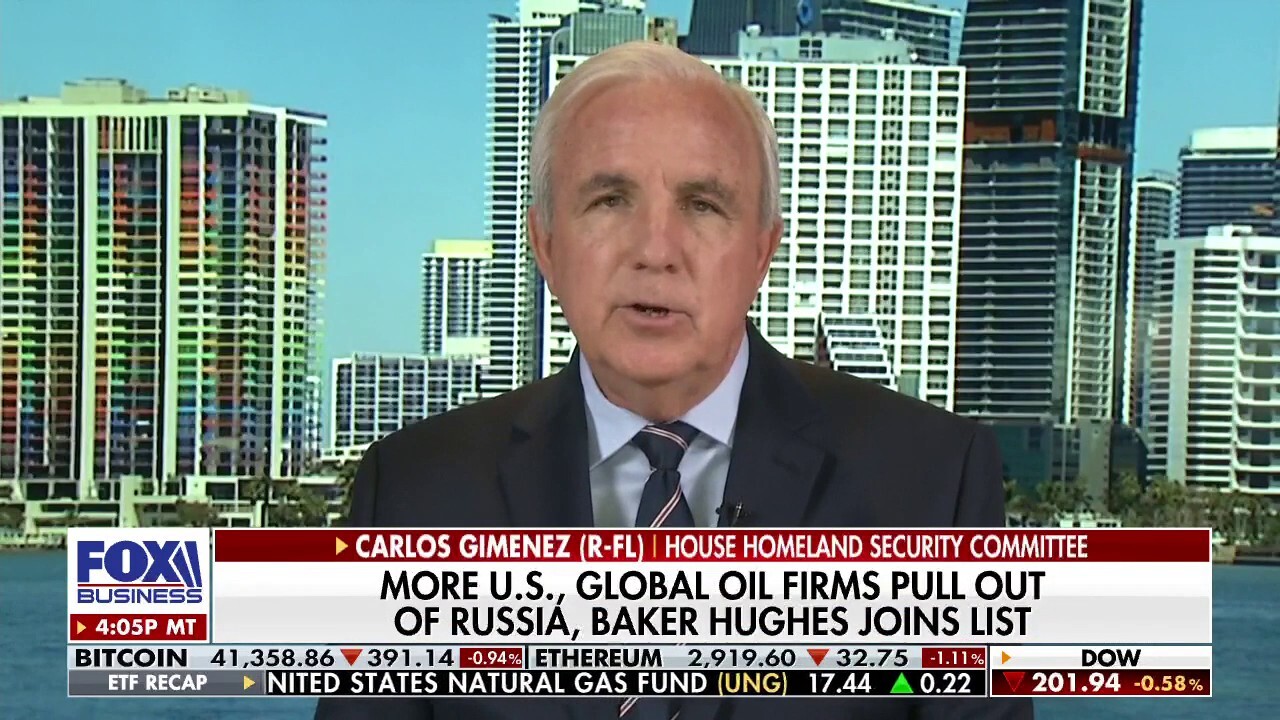 Rep. Carlos Gimenez and retired Maj. Gen. Mick McGuire discuss the Biden admin continuing to avoid oil production in the U.S. on ‘The Evening Edit.’