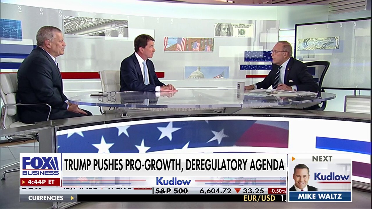 Sen. Bill Hagerty, R-Tenn., and FOX Business senior correspondent Charlie Gasparino explain how President Donald Trump's deregulation and energy policies are pushing economic growth on ‘Kudlow.’