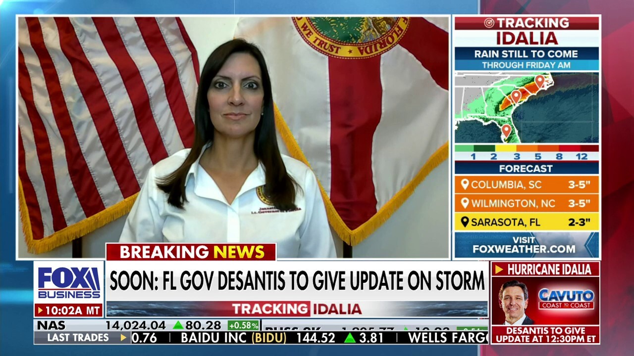 Florida took Hurricane Idalia's hardest hit, state is in recovery:  Lt. Gov. Jeanette Nunez   