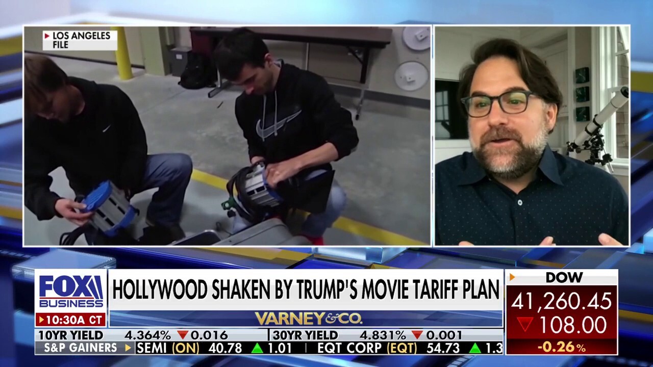 Film producer Bradley Gallo discusses whether President Donald Trump's tariffs can revive the Hollywood film industry on 'Varney & Co.'