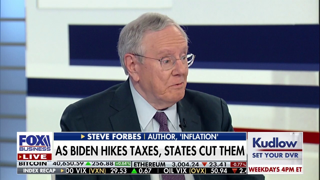Grover Norquist, Steve Forbes and Steve Moore give their ideas on simplifying the tax code on 2022 Tax Day on 'Kudlow.'