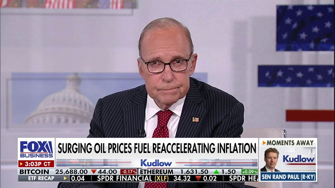  FOX Business host Larry Kudlow takes an aim at President Biden's environmental priorities on 'Kudlow.'